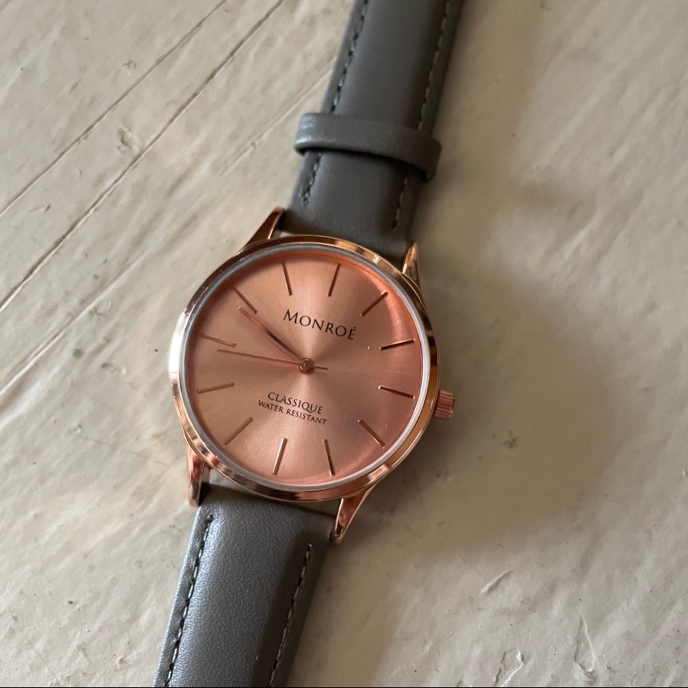 Monroé Classique Watch In Sunburst Solérose BRAND NEW - Picture 2 of 9